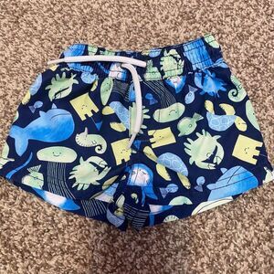 Carters Boys' Swim Trunks Sea Creatures Print Size 3m Multicolor